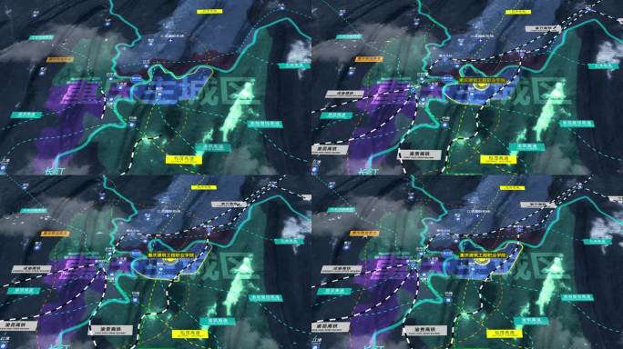 重庆建筑工程职业学院地理位置区位动画