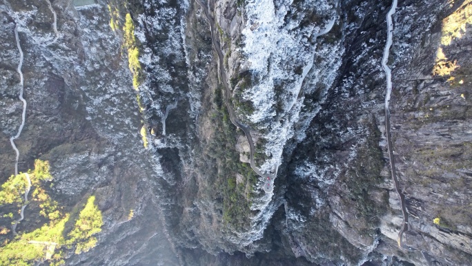 4k湖南郴州莽山五指峰 冬季雾凇