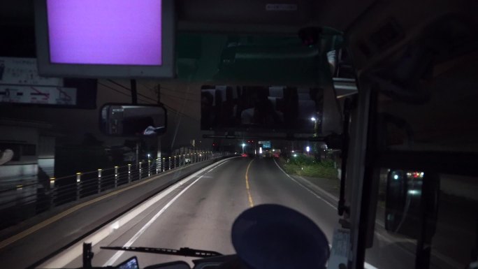 日本巴士司机视角 -日本城乡交界