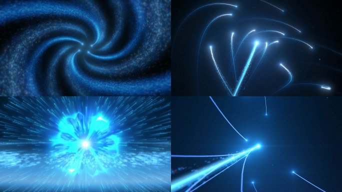 原创震撼光线科技片头开场