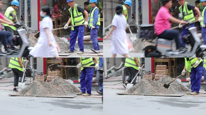 道路维修工人4