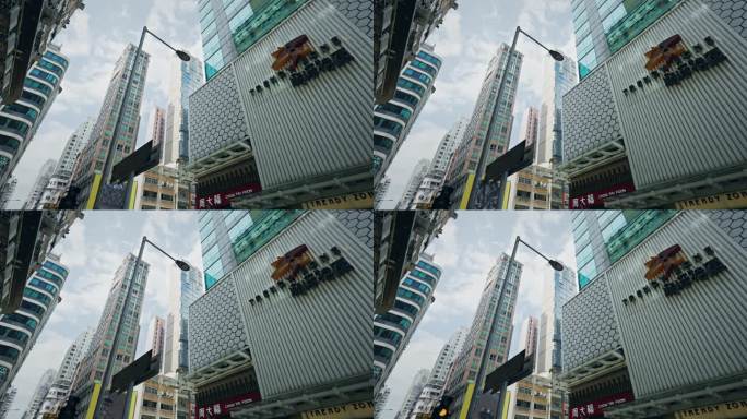香港街头城市生活街道实拍视频8474