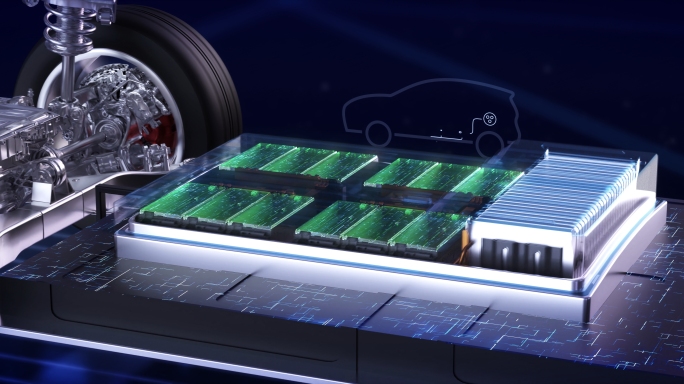 科技新能源汽车电池充电底盘电气架构行驶