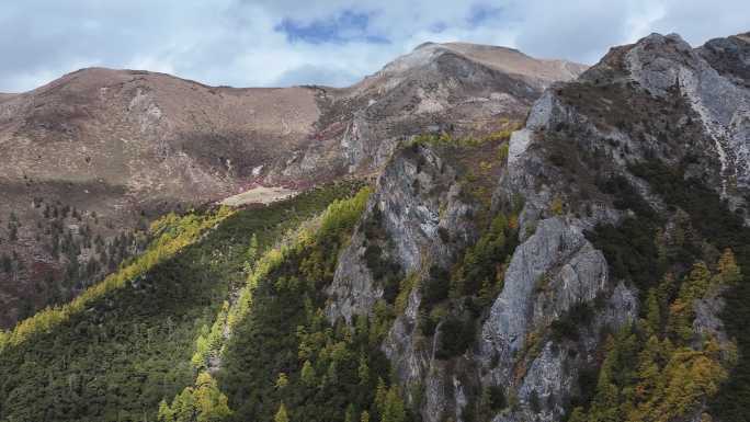 川西高原自然风光航拍