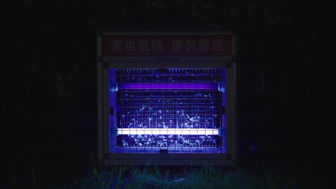 (4k原创)蓝光 灭蚊虫 小区设备 小区
