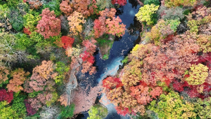 本溪大石湖秋景