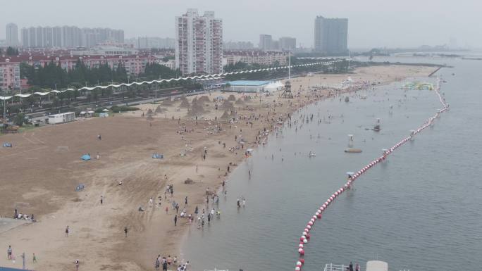 上海金山旅游沙滩碧海金沙