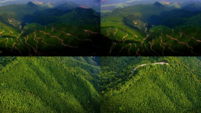 云层下的吉水 美丽山水