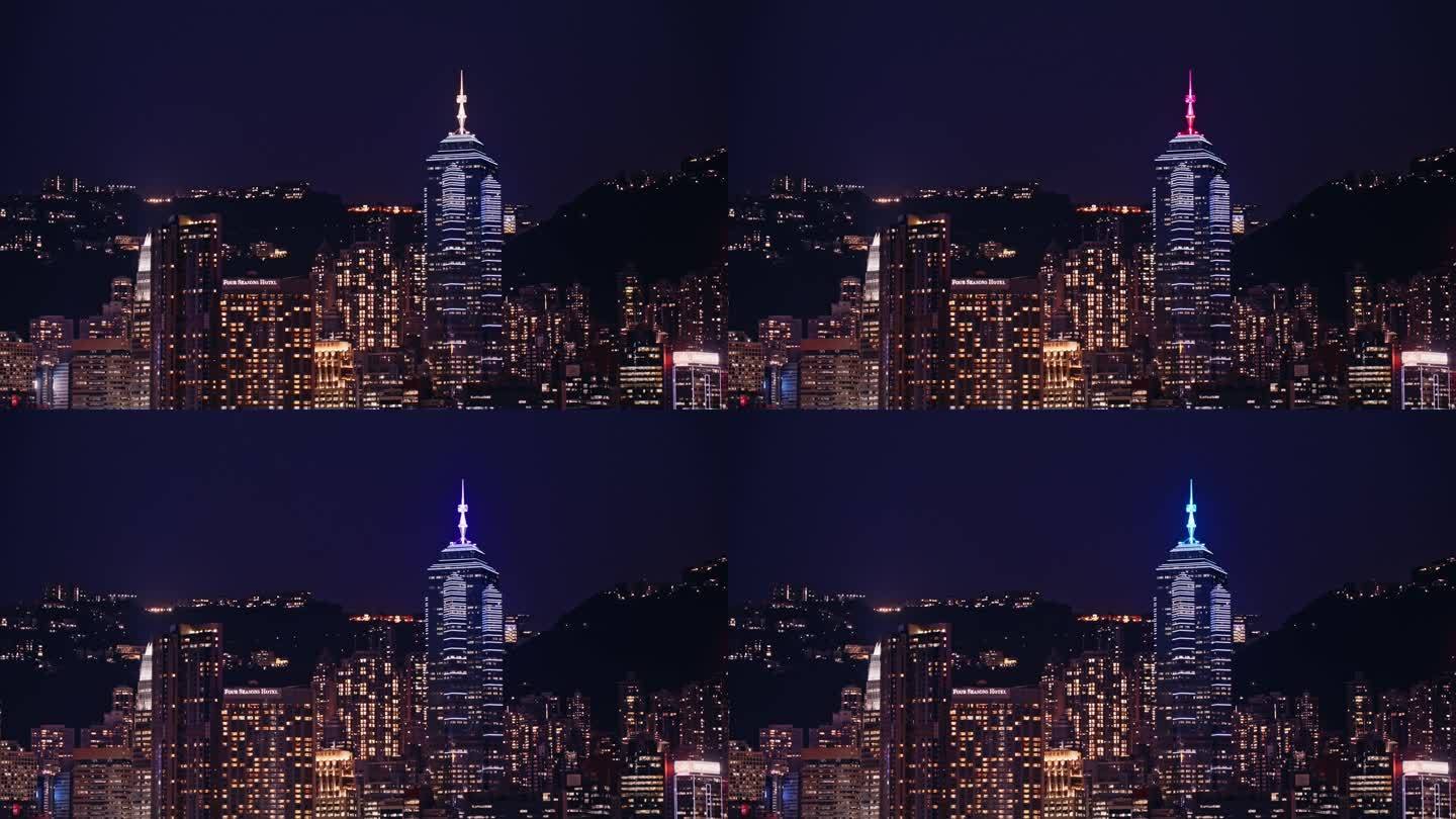 香港夜景维多利亚港8652
