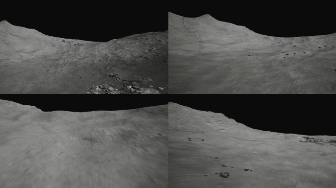 4k月球太空地表穿梭