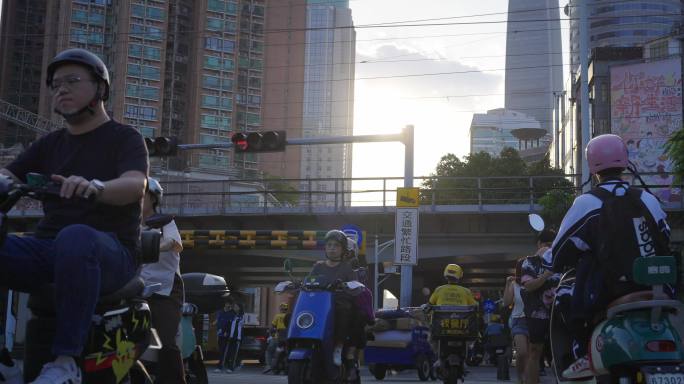 深圳罗湖人群 城市人群