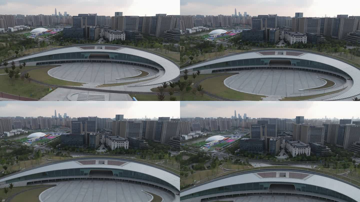 宁波鲲鹏馆，城市航拍4k，城市宣传片