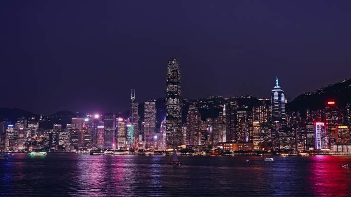 香港夜景维多利亚港8646