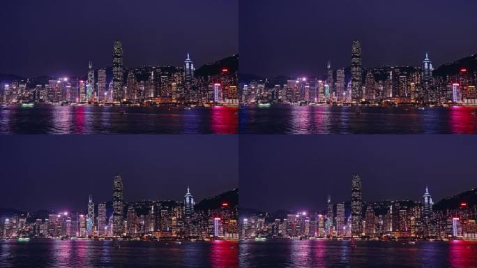 香港夜景维多利亚港8646