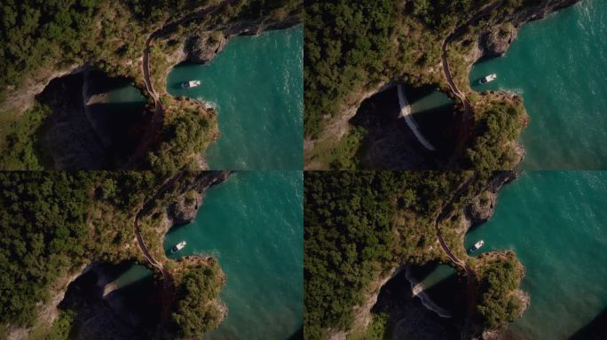 Arcomagno海滩圣尼古拉阿塞拉卡拉布里亚意大利无人机鸟瞰图01