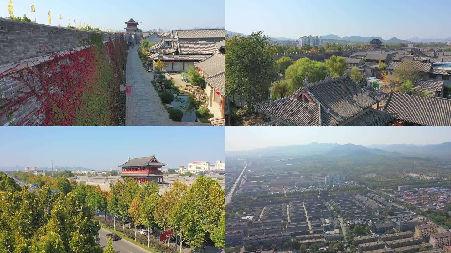 50组青州古城高品质航拍秋景多角度