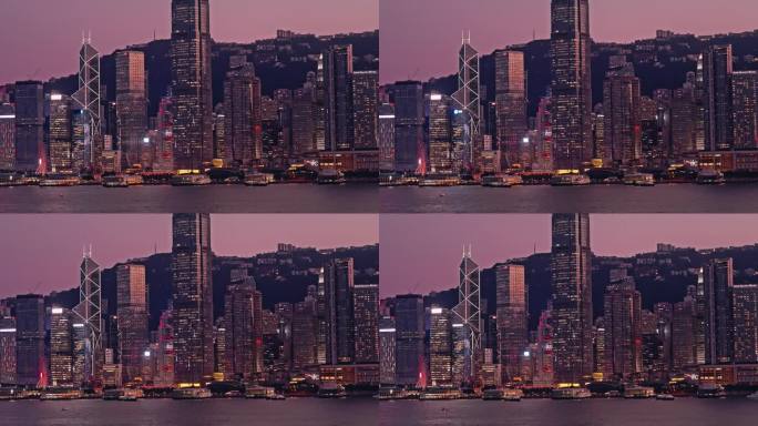 香港夜景维多利亚港8620
