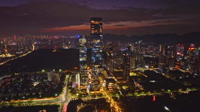 深业上城夜景航拍