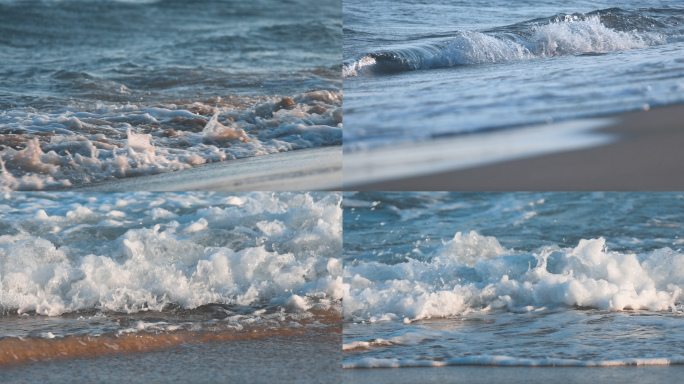 4k海浪潮水升格慢镜头