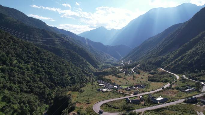 阳光下的风景