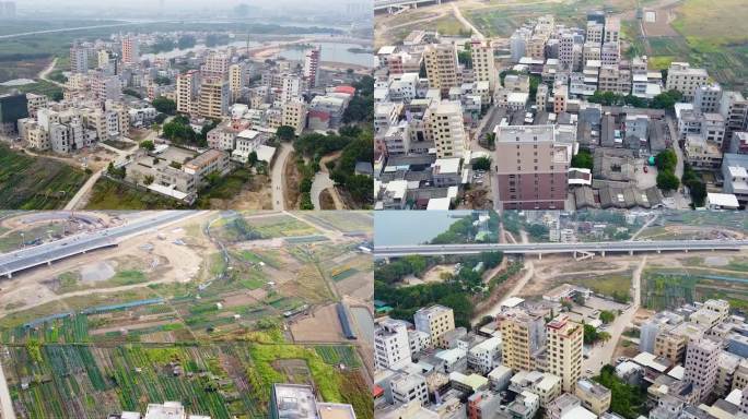 潮州城中村城市更新村落旧村改造老建筑村子