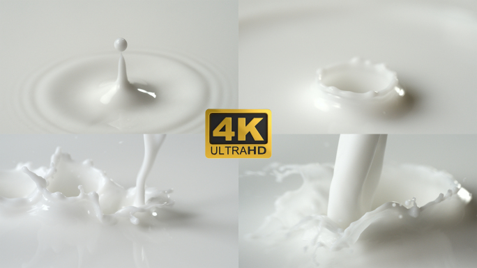 牛奶高帧率牛奶慢动作奶一滴奶高速牛奶