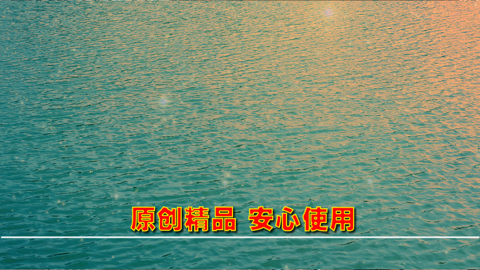 波光粼粼 湖面阳光 柳枝