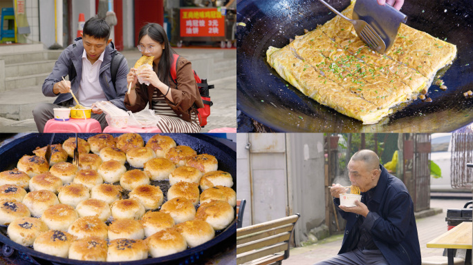 武汉过早武汉热干面豆皮武汉人早餐烟火味道