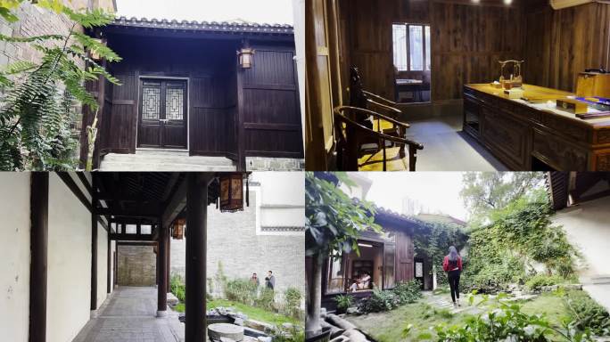 湖南长沙老城区历史建筑楠木厅