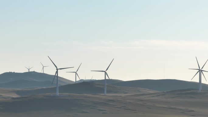 4K-Log-航拍满洲里风力发电场