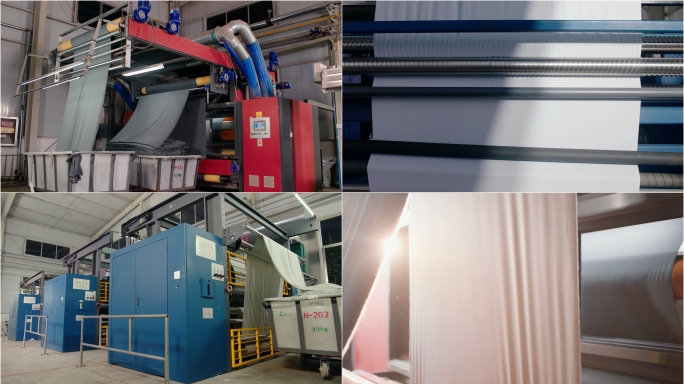 【合集】纺织服装面料工艺工厂车间后整理