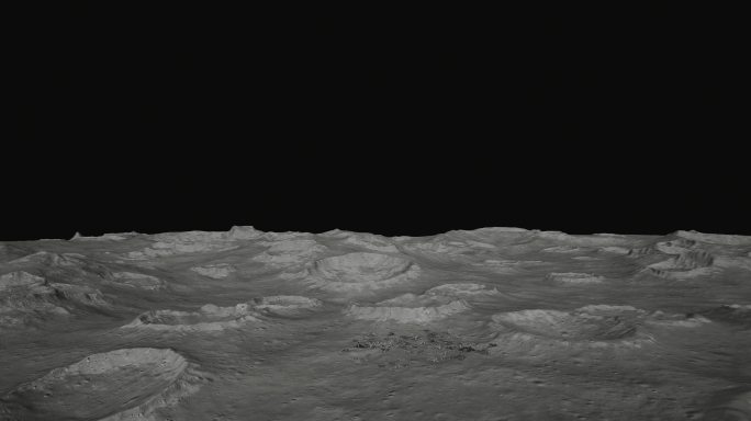 4k真实月球表面航拍①