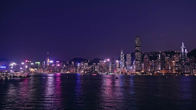 香港夜景维多利亚港8642