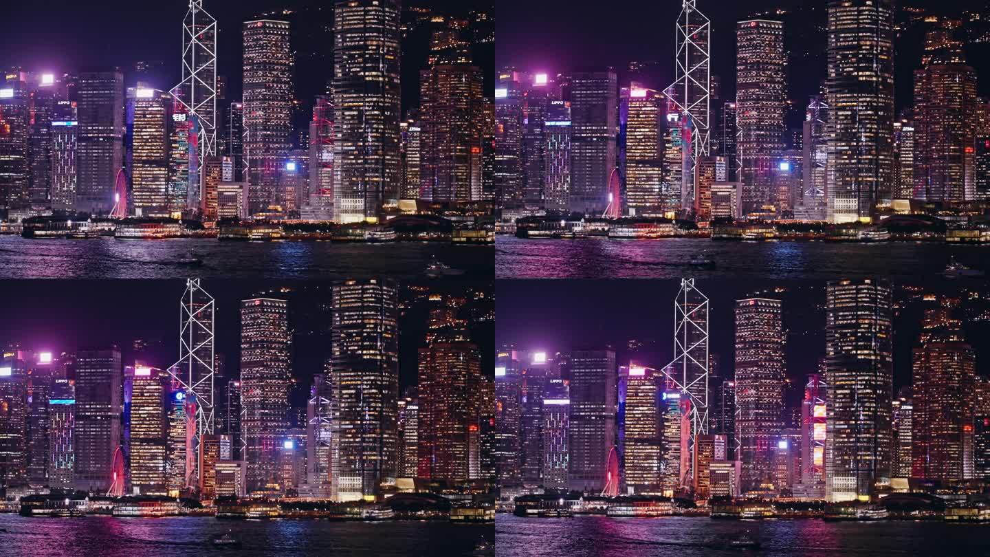 香港夜景维多利亚港8669