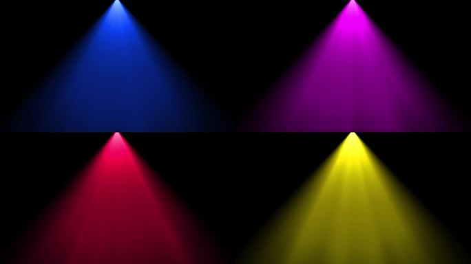 4k抽象彩色光线舞台灯光希望之光背景，星焰阳光，激光能量射线辐射，隧道通道线条背景。4 k