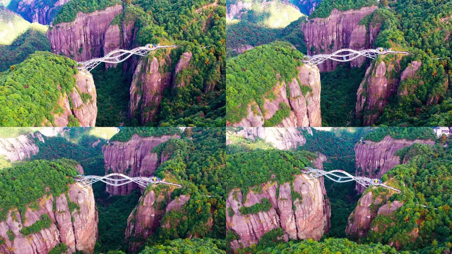 浙江神仙居，神仙居如意桥风景