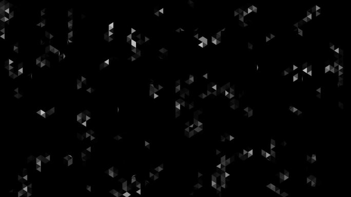 4K几何三角形在黑暗的背景。摘要三维纹理黑色三角形图案背景。现代几何背景的商业或公司演示。