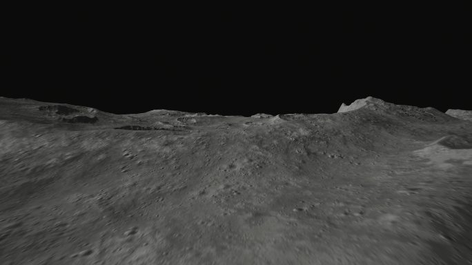 4k月球太空地表穿梭⑤