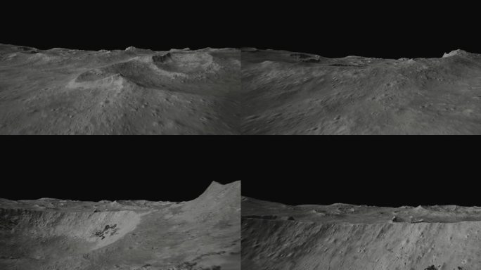 4k月球太空地表穿梭⑤