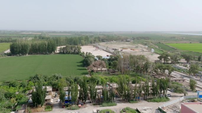 新疆南疆的夏季新农村
