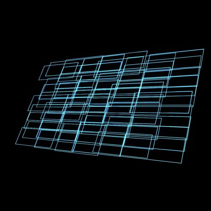 数字能量虚拟背景板可循环