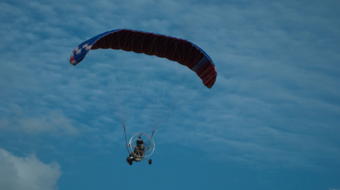 4K 苏州太湖旅游美景滑翔伞