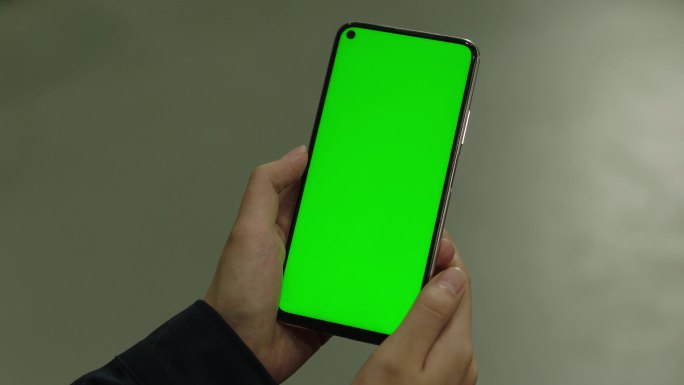 手机绿幕抠图换屏 手机操作手势