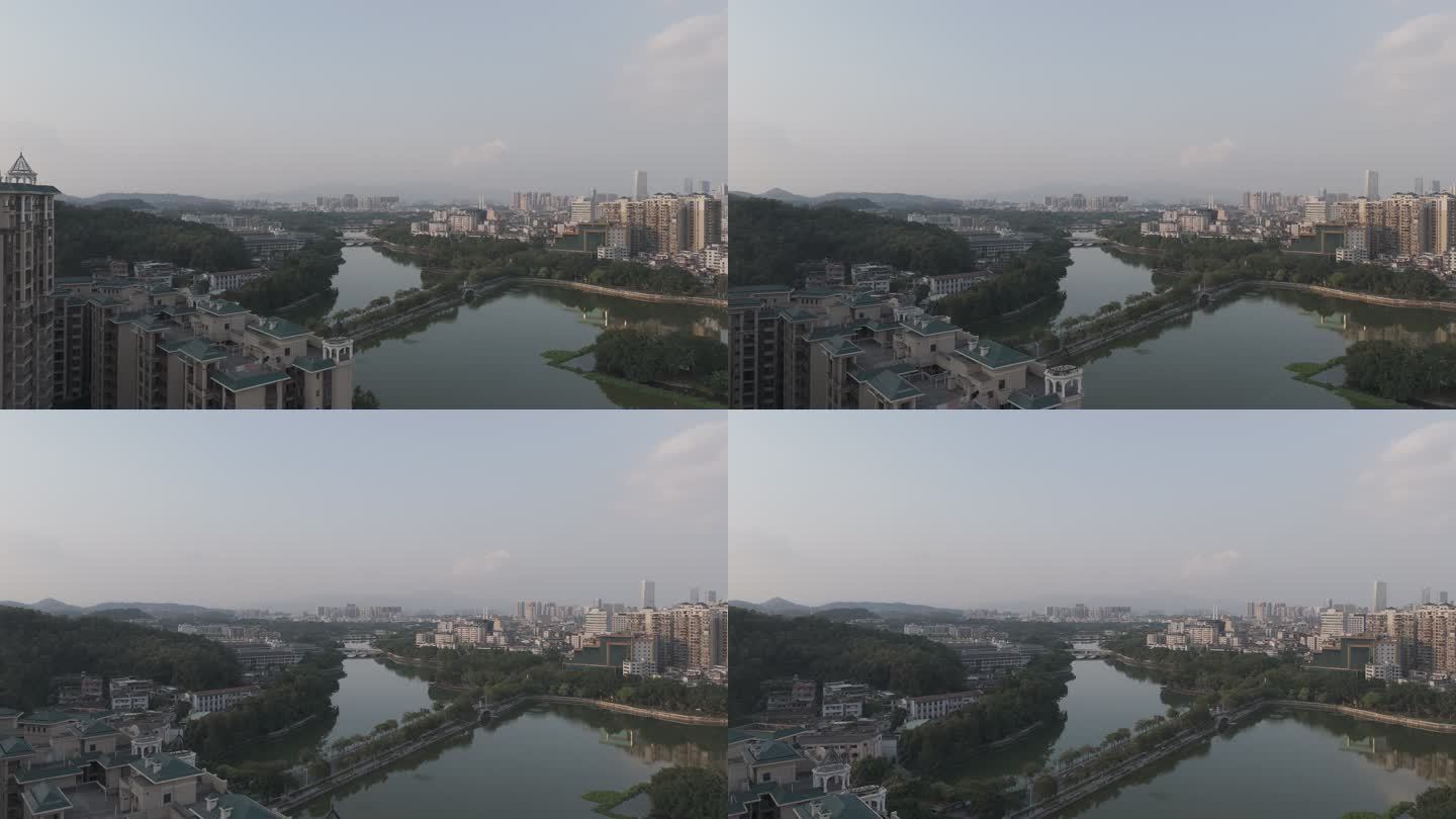 惠州老城区航拍