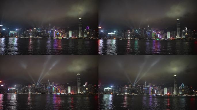 香港维多利亚港灯光秀