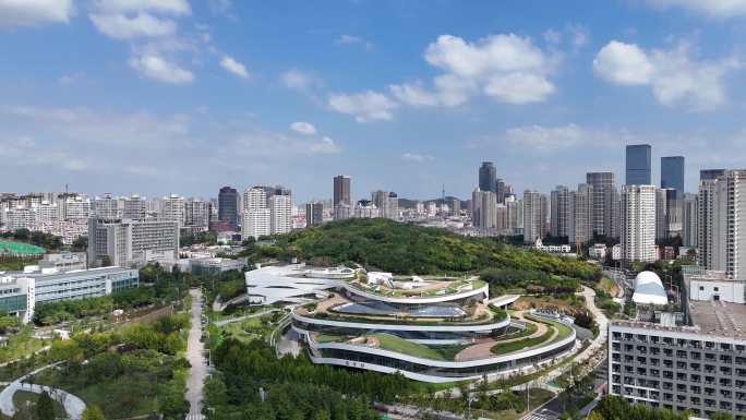 航拍中国石油大学（华东）校区