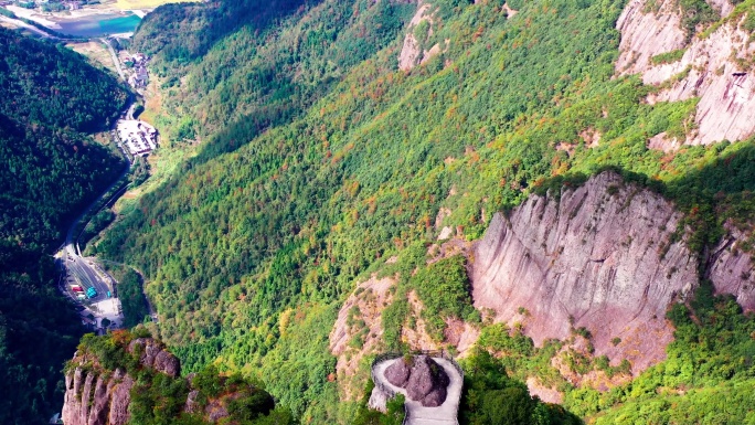 浙江神仙居，神仙居 蟠桃园风景