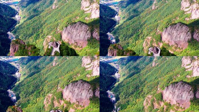 浙江神仙居，神仙居 蟠桃园风景