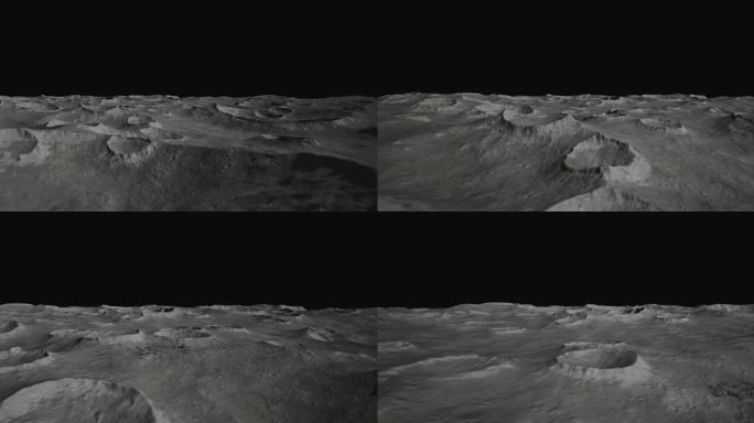 4k月球太空地表穿梭⑥