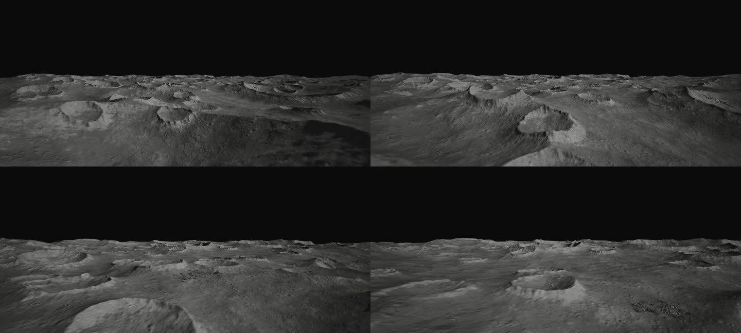 4k月球太空地表穿梭⑥